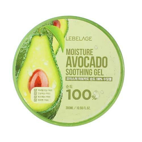 Lebelage Moisture Avocado 100% Soothing Gel Гель для лица и тела с экстрактом авокадо