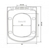 Berges 017203 сиденье для унитаза Dama SO duroplast  микролифт, быстросъём, металл