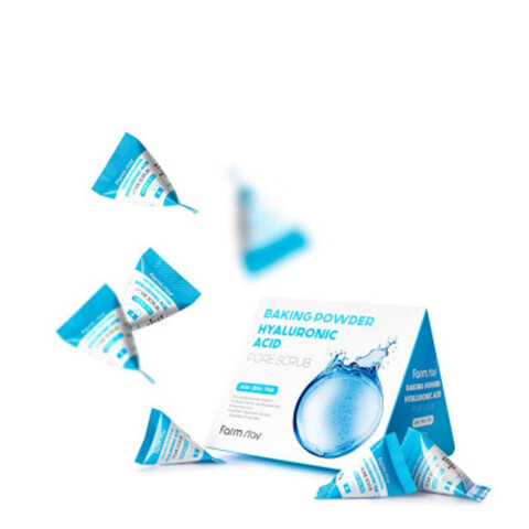 Farmstay Baking powder hyaluronic Скраб в пирамидках с содой и гиалуроновой кислотой