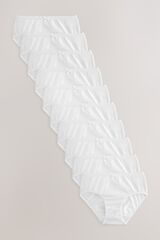 Трусы для девочки Next 242-134, 10 шт., Белый