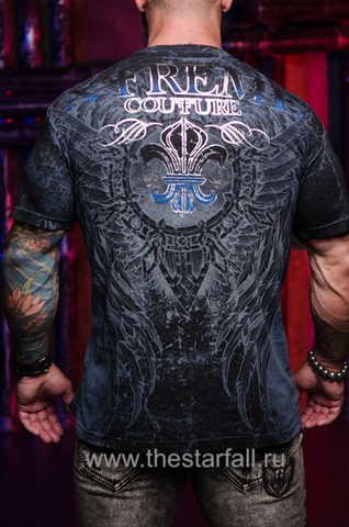 Xtreme Couture | Футболка мужская HONORABLE Black X1859I от Affliction спина