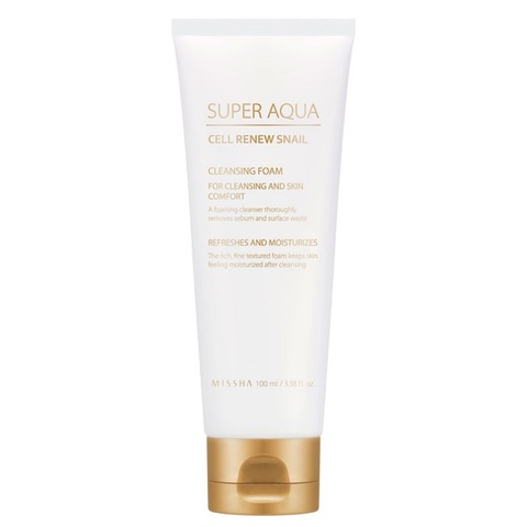 Missha Super Aqua Cell Renew Snail Sleeping Mask улиточная регенерирующая ночная маска для лица