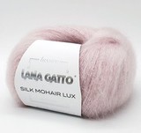 Пряжа Lana Gatto Silk Mohair Lux 6023 нежно-розовый
