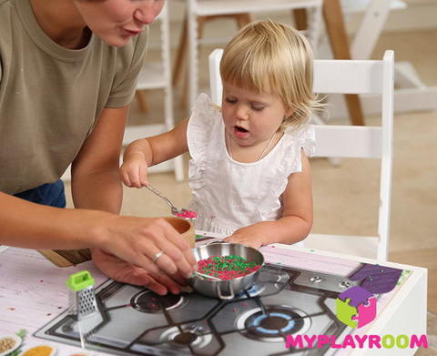 Световая песочница MYPLAYROOM™ с открытым пеналом/короткая 25