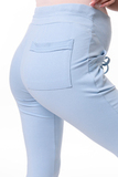Спортивные брюки для беременных 11771 голубой