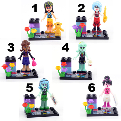 Minifigures Monster High Blocks Building