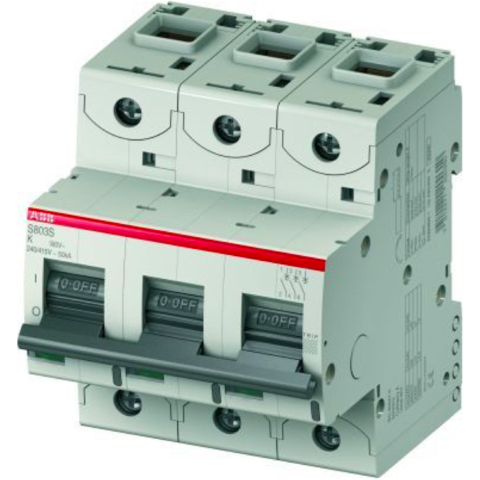 Автоматический выключатель 3-полюсный 40 А, тип  K , 25 кА S803S K40. ABB. 2CCS863001R0557
