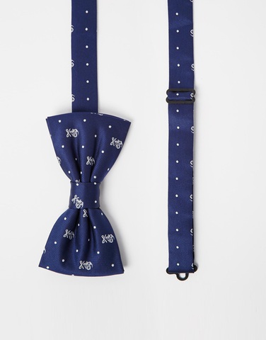 Noose & Monkey Skull Bow Tie