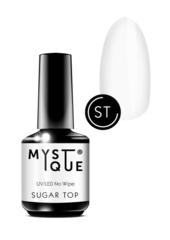 Mystique Финишное покрытие без липкого слоя «Sugar Top» 15 мл