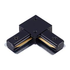 135142 PORT NT22 черный Соединитель с токопроводом "L" для однофазного двухжильного шинопровода IP20 220V