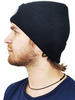 Картинка шапка вязаная Skully Wear beanie r&m black - 5