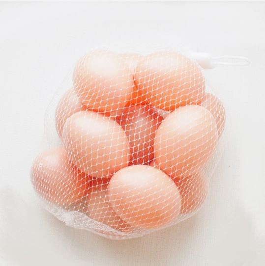 Пластиковый муляж яйца 74bf-МЯК для птицеводства