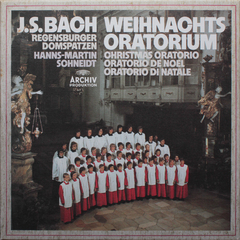 Regensburger Domspatzen, Hanns-Martin Schneidt / J.S. Bach: Weihnachts-oratorium (3LP)