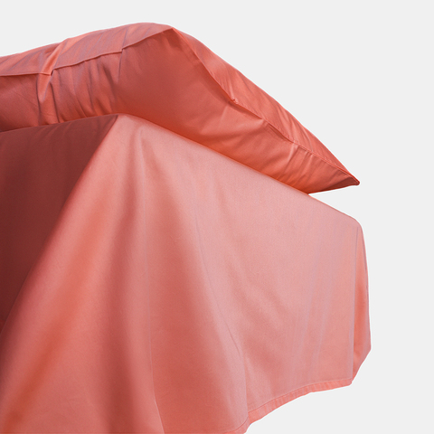 Простыня 250x280 Mollen розово-коралловая