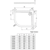 Душевой поддон 90х70 см Ideal Standard Ultraflat K240201