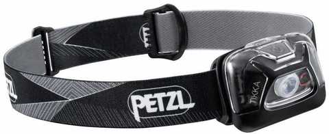 Картинка фонарь налобный Petzl tikka Чёрный - 1