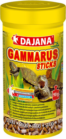 Dajana Gammarus Stix корм для черепах водных палочки 250мл