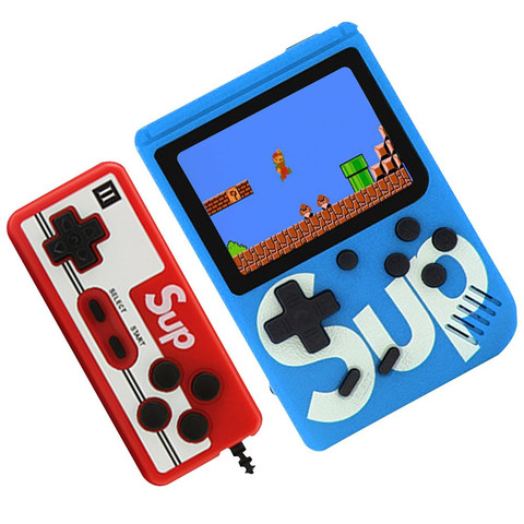 Портативная игровая консоль игра Sup Game Box 400 in1 Retro Game (Синий)