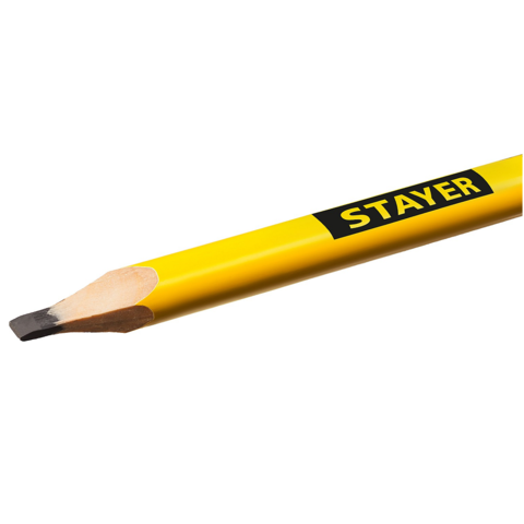 STAYER HB, 180 мм, Строительный карандаш плотника, MASTER (0630-18) 12 шт