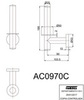 Mediclinics AC0970C Держатель запасного рулона туалетной бумаги