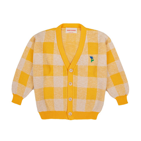 Кардиган Bobo Choses Vichy Yellow