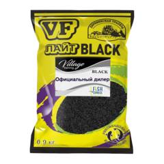 VF Карп ЛАЙТ BLACK ( ТУТТИ-ФРУТТИ ) 0,9 кг/ 10 шт/уп. цвет прикормки чёрный