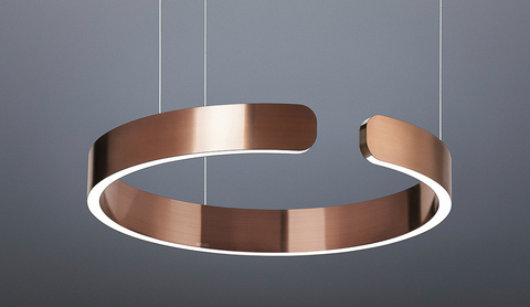 Светильник Mito sospeso Copper Gold