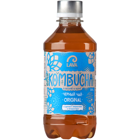 Lava SF KOMBUCHA Черный чай Original  330мл