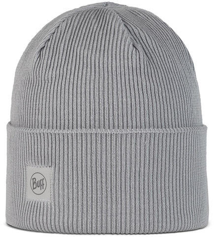 Картинка шапка вязаная Buff Hat Crossknit Solid Light Grey - 1