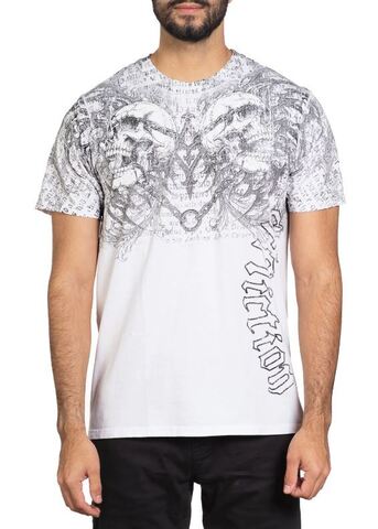 Affliction | Футболка мужская COLLAPSE WHITE A26368WH перед