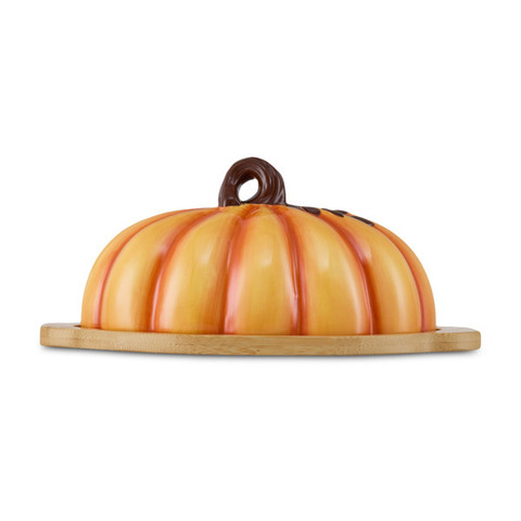 Масленка 28х15х12см Decor de table Осенние дары Тыковка