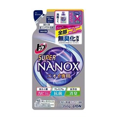 Концентрированное жидкое средство для стирки белья LION Top Super Nanoxдля для контроля за неприятными запахами з/б 350 гр