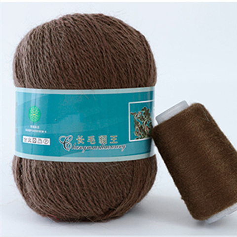 Пряжа Mink Wool 854 коричневый (уп.5 мотков)