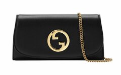 Кошелек на цепочке Gucci Blondie Continental черный