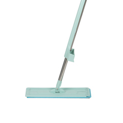 Швабра Рыжий кот Wring Simple, с механизмом отжима и насадкой из микрофибры, 227407