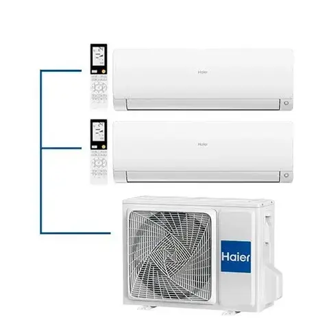 Мульти сплит-система Haier AS25S2SF3FA-W + AS35S2SF2FA-W / 2U50S2SM1FA-3 на 2 комнаты 25+35 м2
