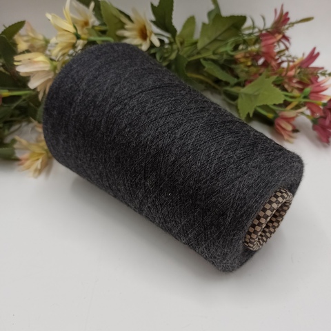 Zefiro Cariaggi 3000м/100гр Меринос с кашемиром и шелком Графит 30636/82795