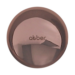 Накладка на слив для раковины ABBER AC0014RG розовое золото, керамика фото