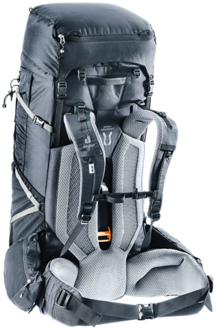 Картинка рюкзак туристический Deuter Aircontact Pro 75+10 Black - 13