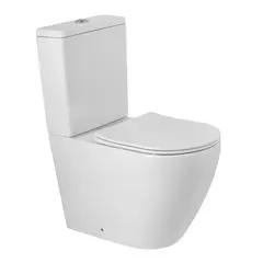 BelBagno BB2141CPR/SC SFERA-R Чаша унитаза безободкового с сиденьем дюропласт soft close P-trap, BB2141CPR/SC фото