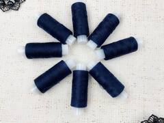 Нитки армированные 45ЛЛ 170 м, ПНК Красная нить, тёмно-синий