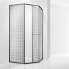 RGW 33328282-2410R Душевой уголок 80*120*200 RGW SV-82-Gr "R" Трапеция/Серый/Черная вуаль/8 триплекс
