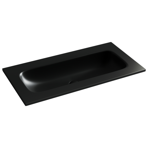 Ceramica Nova CN7019MBwx Раковина накладная Element без отверстия под смеситель 910*457*137мм, цвет черный матовый