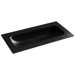 Ceramica Nova CN7019MBwx Раковина накладная Element без отверстия под смеситель 910*457*137мм, цвет черный матовый фото
