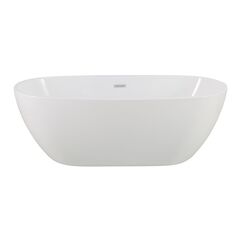 Акриловая ванна ART&MAX AM-605-1700-790 отдельностоящая со сливом-переливом (донный клапан клик-клак, сифон, гидрозатвор в комплекте) фото