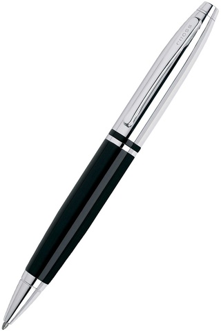 Ручка шариковая Cross Calais Black Chrome (AT0112-2)
