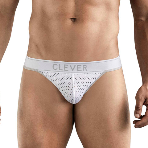 Мужские трусы тонги белые Clever AMBAR THONG 176801