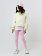 брюки  для девочки  КП 4940/клубничное мороженое