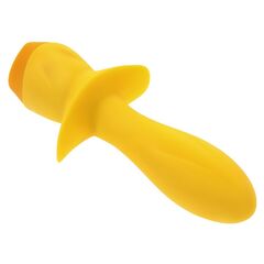 Желтая анальная вибропробка Mellow Yellow - 13,5 см. - 