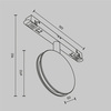 Трековый светильник Maytoni Outline TR090-2-6W4K-B